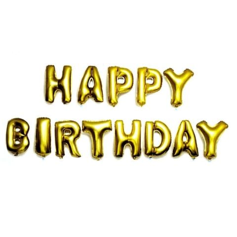 HAPPY BİRTHDAY GOLD SET BALON