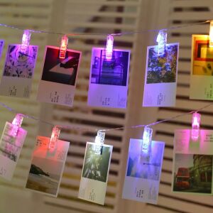 3 PİLLİ RGB MANDAL LED 20 Lİ