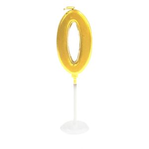 KÜÇÜK BOY 0 RAKAM GOLD MUM 8CM PK:100 KL:1000