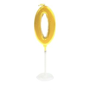 KÜÇÜK BOY 0 RAKAM GOLD MUM 8CM PK:100 KL:1000