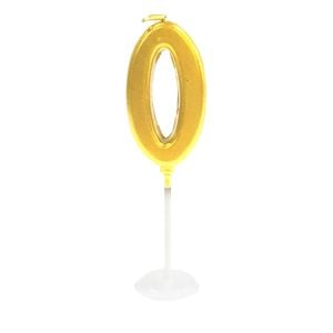 KÜÇÜK BOY 0 RAKAM GOLD MUM 8CM PK:100 KL:1000