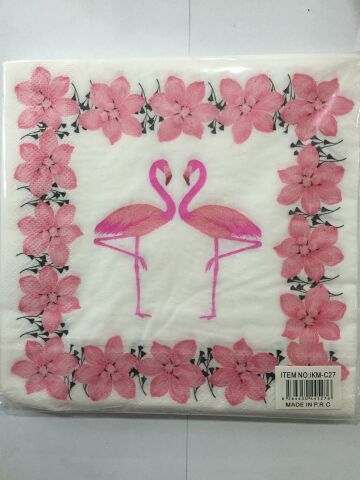 20 Lİ FLAMİNGO PEMBE PEÇETE