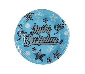 8 Lİ İYİKİ DOĞDUN MAVİ TABAK