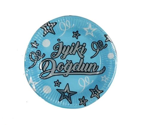 8 Lİ İYİKİ DOĞDUN MAVİ TABAK