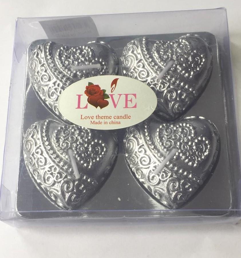 4LÜ KALP ASETAT KUTULU GOLD MUM