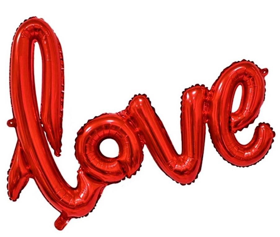 BÜYÜK LOVE KIRMIZI RENK FOLYO BALON 65*108CM