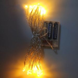 10 MT 3 PİLLİ FONKSİYONLU SİLİKON GÜN IŞIĞI 100 AMPUL LED