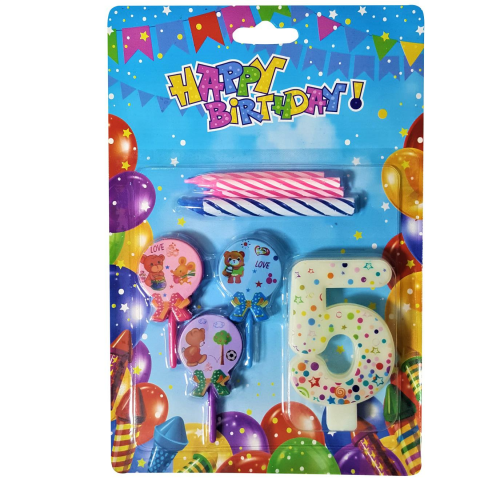 AYICIKLI BEYAZ 5 RAKAM MUM