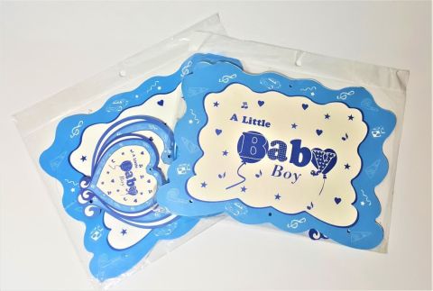 BABY MAVİ ROZET BÜYÜK TAVAN SÜS