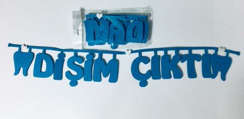 İLK DİŞİM MAVİ KEÇE UZAR YAZI