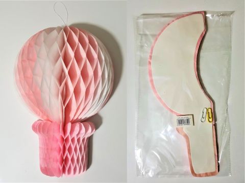 KÜÇÜK PARAŞÜT PEMBE PETEK SÜS