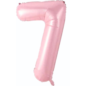 7- RAKAM 34 İNC PEMBE RENK BALON 76 CM