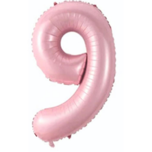 9- RAKAM 34 İNC PEMBE RENK BALON 76 CM