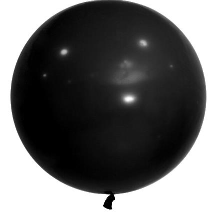 36 İNÇ SİYAH BALON