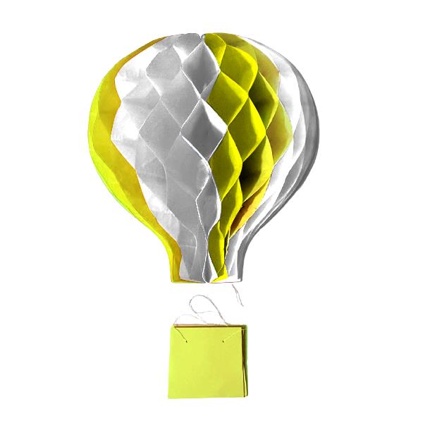 30 CM PARAŞÜT SARI İPLİ PETEK SÜS