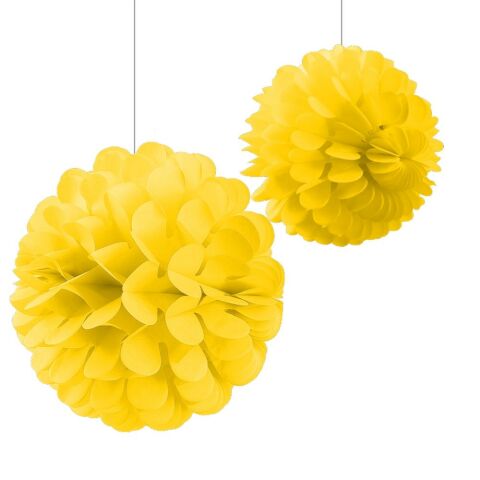 PETEKLİ PONPON SÜS 8 Lİ SARI