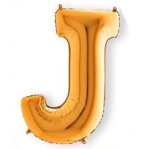 J- HARF 40 İNC GOLD RENK BALON 100 CM