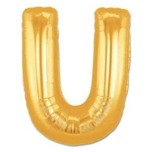 U- HARF 32 İNC GOLD RENK BALON 76 CM