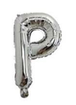 P- HARF 32 İNC GÜMÜŞ RENK BALON 76 CM