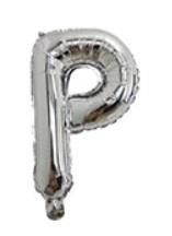 P- HARF 32 İNC GÜMÜŞ RENK BALON 76 CM