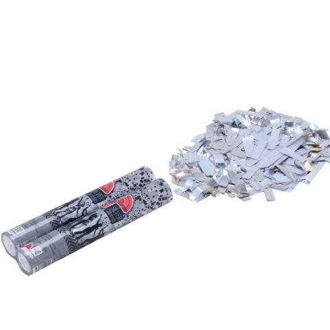30 CM SİLVER (GÜMÜŞ) METALİZE KONFETİ