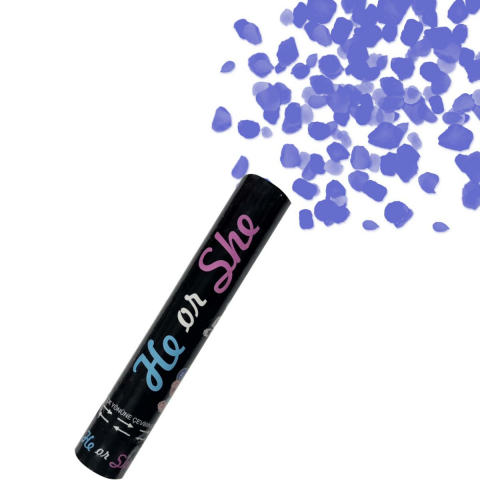 30 CM CİNSİYET MAVİ KONFETİ