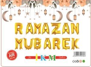 RAMAZAN MUBAREK GOLD SET BALON