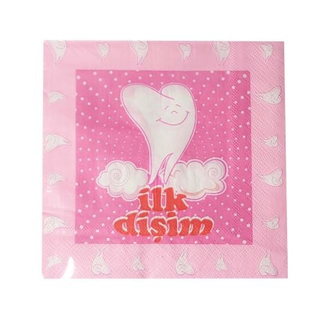 20 Lİ İLK DİŞ PEMBE PEÇETE