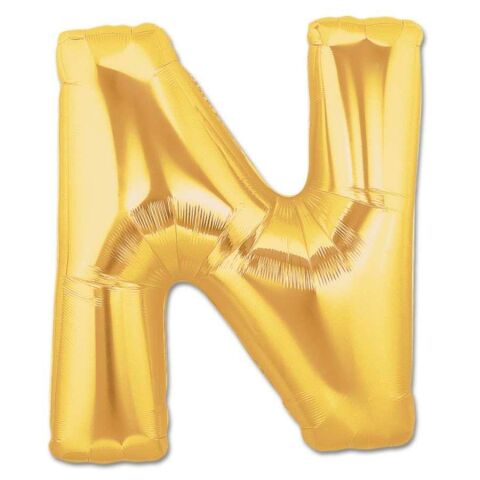N- HARF 32 İNC GOLD RENK BALON 76 CM