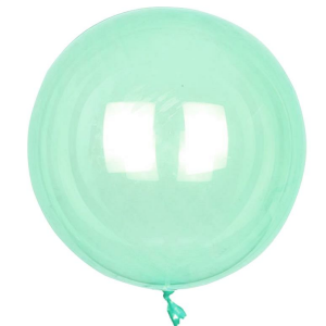 24 İNÇ ŞEFFAF YEŞİL BOBO BALON