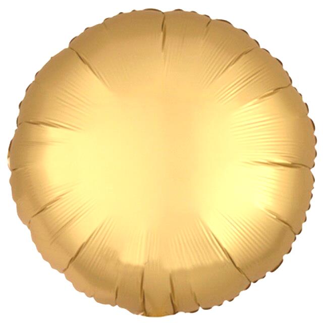 18 İNC YUVARLAK GOLD RENK FOLYO BALON  43*43