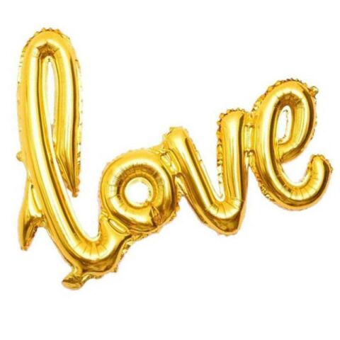 BÜYÜK LOVE GOLD RENK FOLYO BALON 65*108CM
