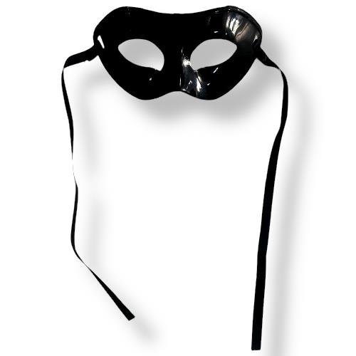 12 Lİ SİYAH PARTİ MASKESİ