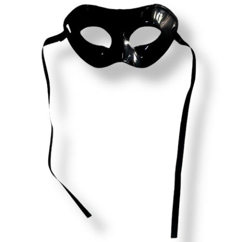 12 Lİ SİYAH PARTİ MASKESİ