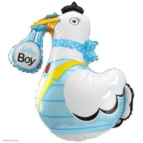 TAVUK MAVİ FOLYO BALON