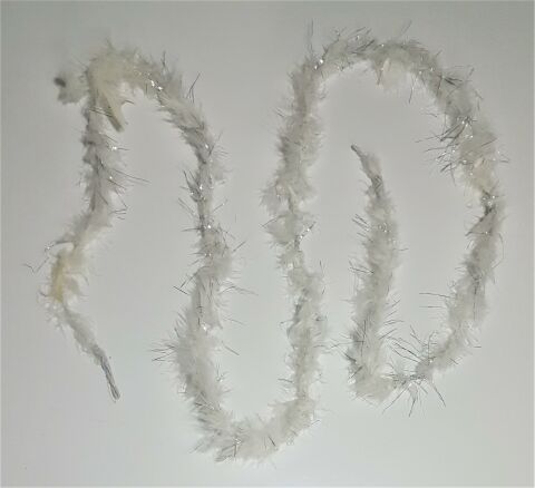 2 MT KEDİ KUYRUĞU BEYAZ TÜY 5 CM