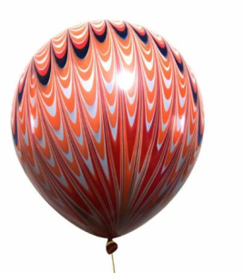 TAVUS KUŞU TURUNCU LATEKS BALON