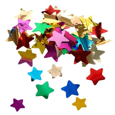 METALİZE BALON İÇİ YILDIZ RENKLİ PUL