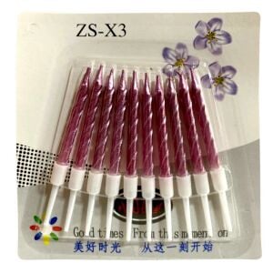10 LU BURGULU PEMBE MUM 7.5CM PK:14 KL:420