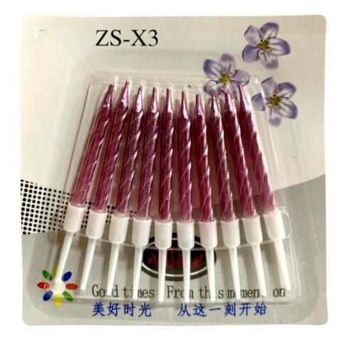 10 LU BURGULU PEMBE MUM 7.5CM PK:14 KL:420