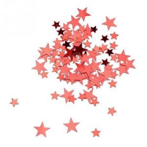 METALİZE BALON İÇİ YILDIZ PEMBE PUL