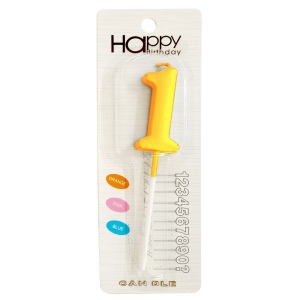 ORTA BOY 1 RAKAM GOLD MUM 12CM PK:24 KL:600