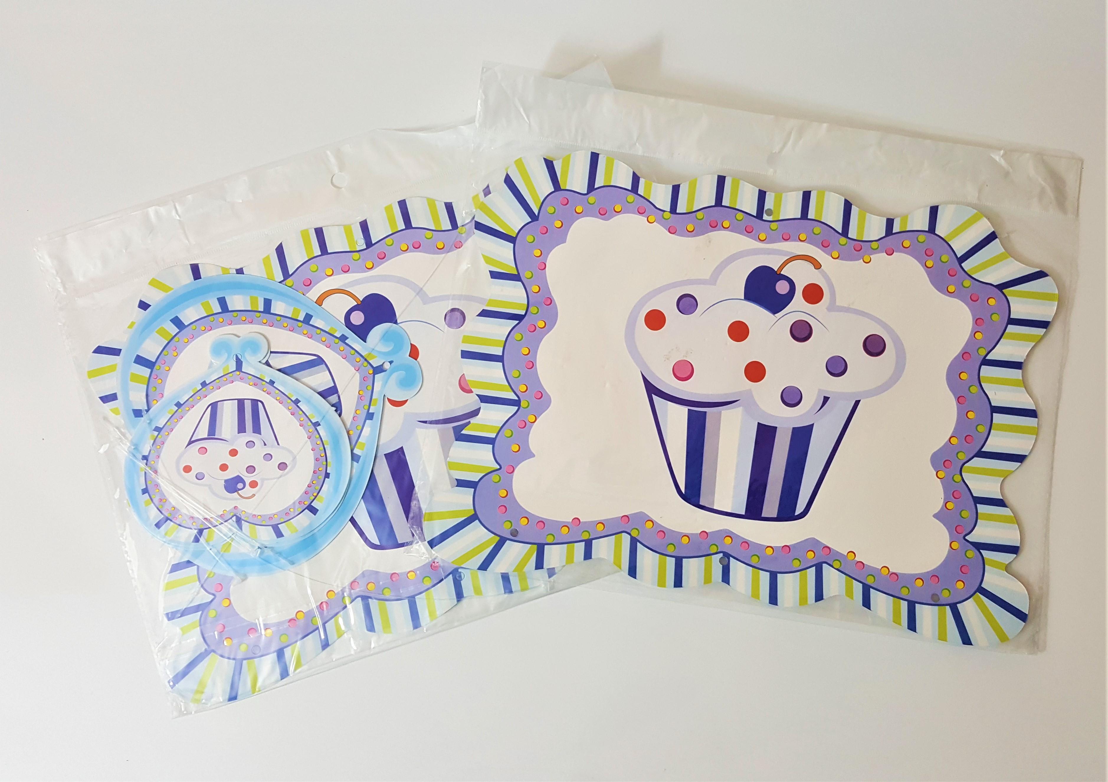 PASTALI MAVİ ROZET BÜYÜK TAVAN SÜS