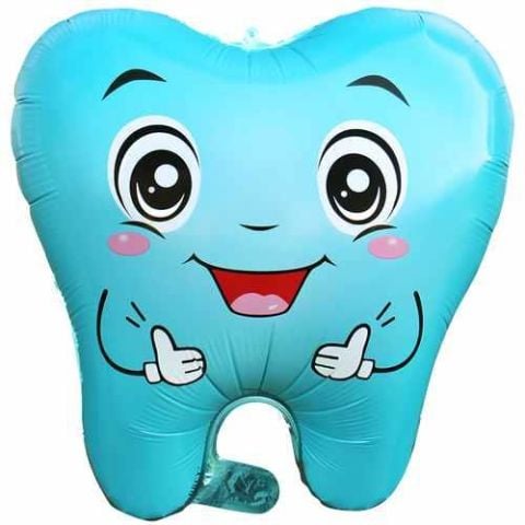 DİŞ MAVİ RENK FOLYO BALON 50*52,5