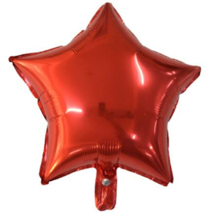 18 İNC YILDIZ KIRMIZI RENK FOLYO BALON