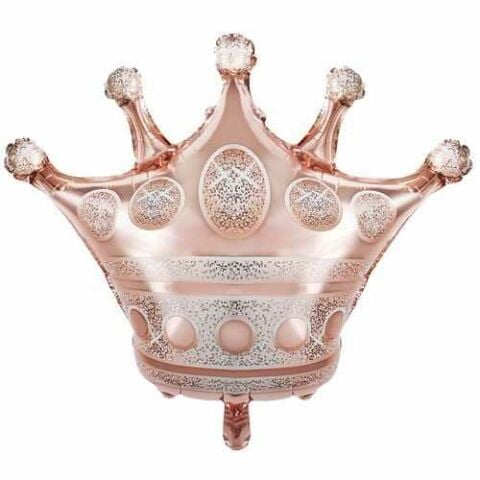 KRAL TAÇ ROSEGOLD FOLYO BALON 73*69