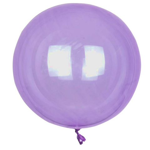 36 İNÇ ŞEFFAF VİOLET BOBO BALON