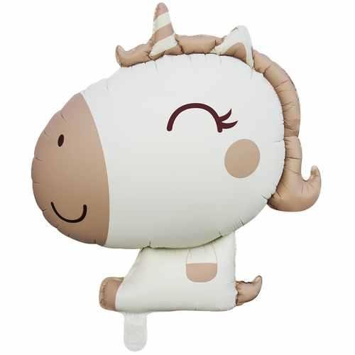 KARAMEL RETRO RENK UNİCORN KAFA FOLYO BALON 65*78,5