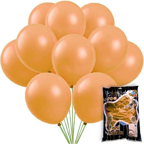 12 BANİ PASTEL BALON SOMON 100 LÜ