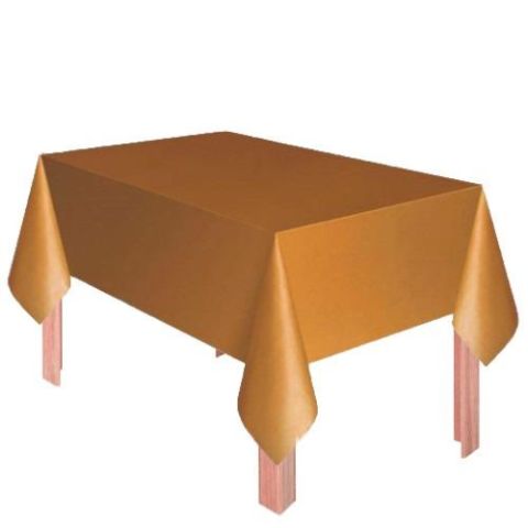 PLASTİK ROSEGOLD MASA ÖRTÜSÜ 120*180cm